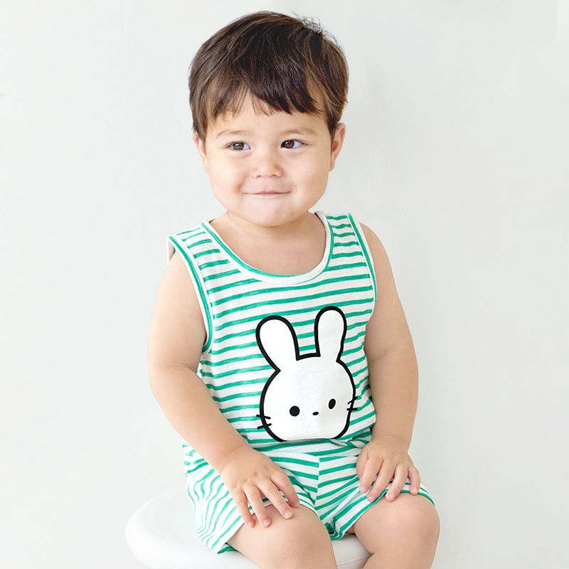 Bộ đồ ba lỗ cotton mịn bé trai và bé gái U4076