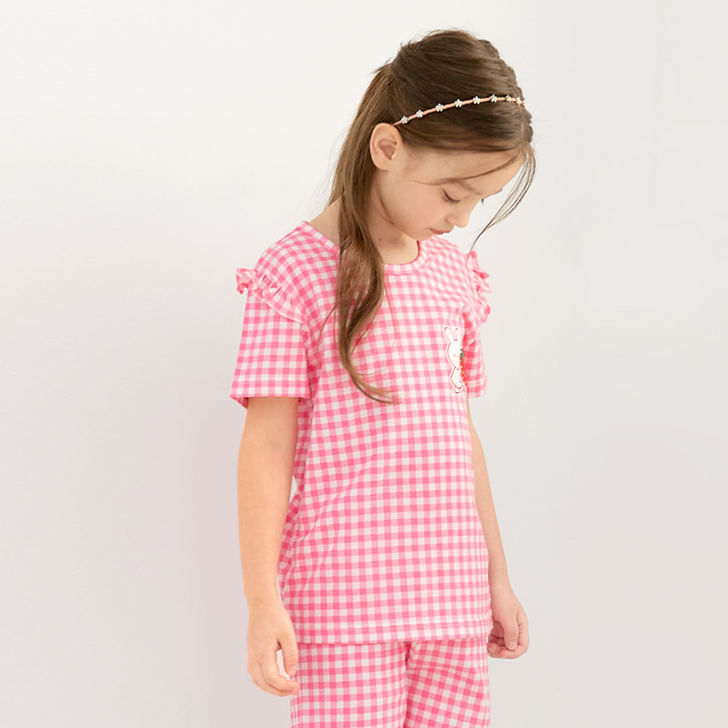 Bộ đồ ngắn cotton mịn bé gái U3149