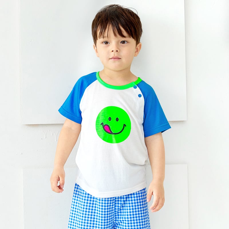 Bộ đồ ngắn Cool Feel mịn mỏng mát bé trai và bé gái U3169