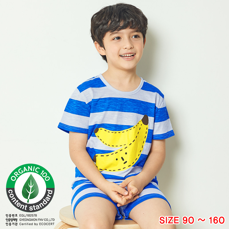 Bộ đồ ngắn cotton mịn bé trai U3033