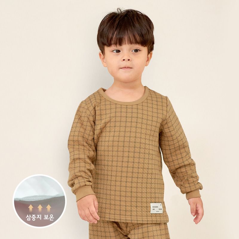 Bộ đồ dài chần bông 3 lớp cho bé trai và bé gái U1164