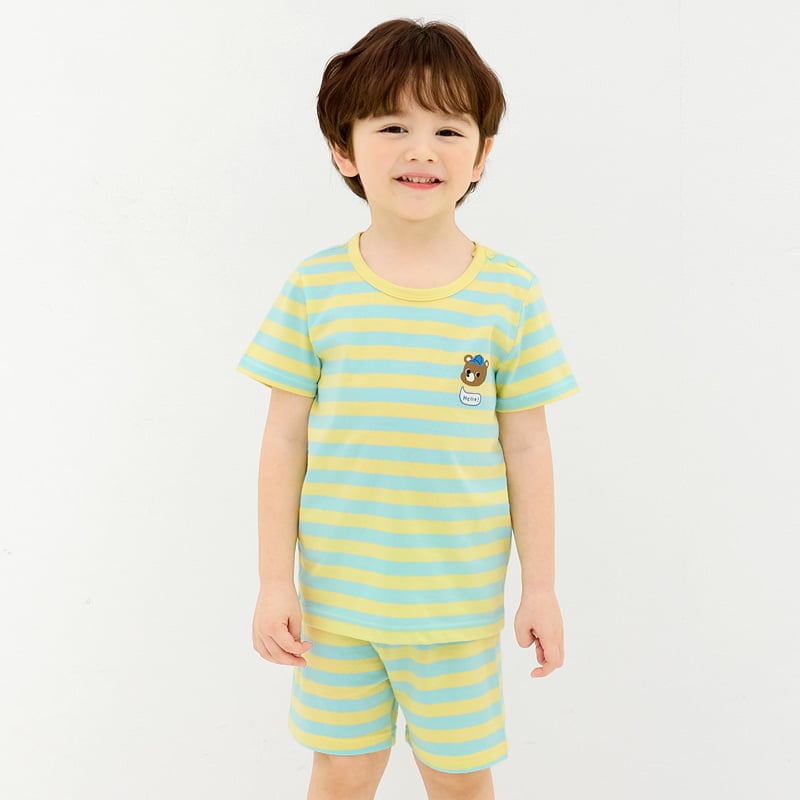 Bộ đồ ngắn cotton mịn bé trai U3200