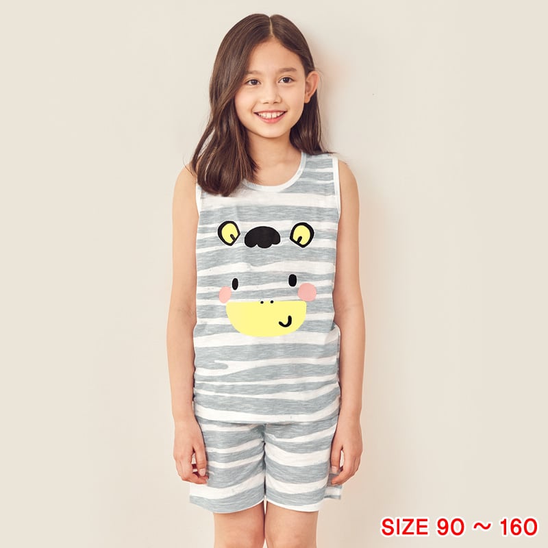 Bộ đồ ba lỗ cotton mịn bé gái và bé trai U4027