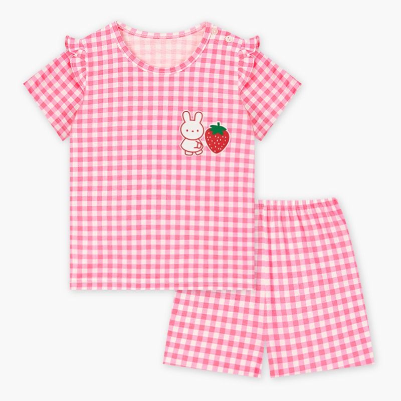 Bộ đồ ngắn cotton mịn bé gái U3149