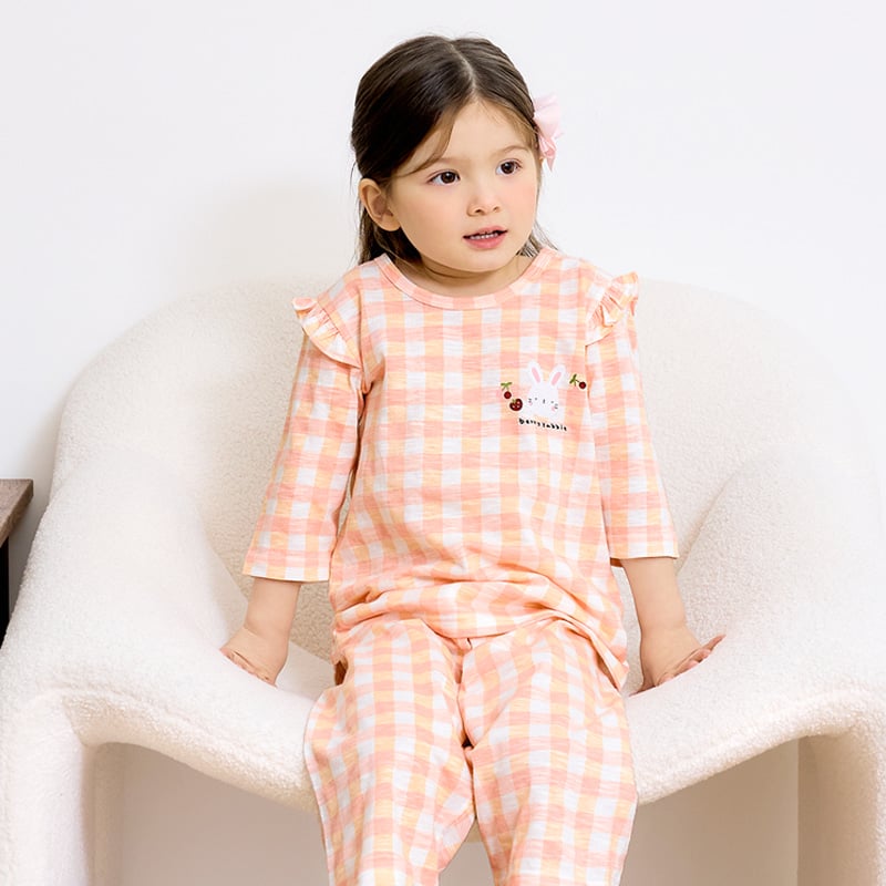 Bộ đồ lửng cotton mịn bé bé gái U2130