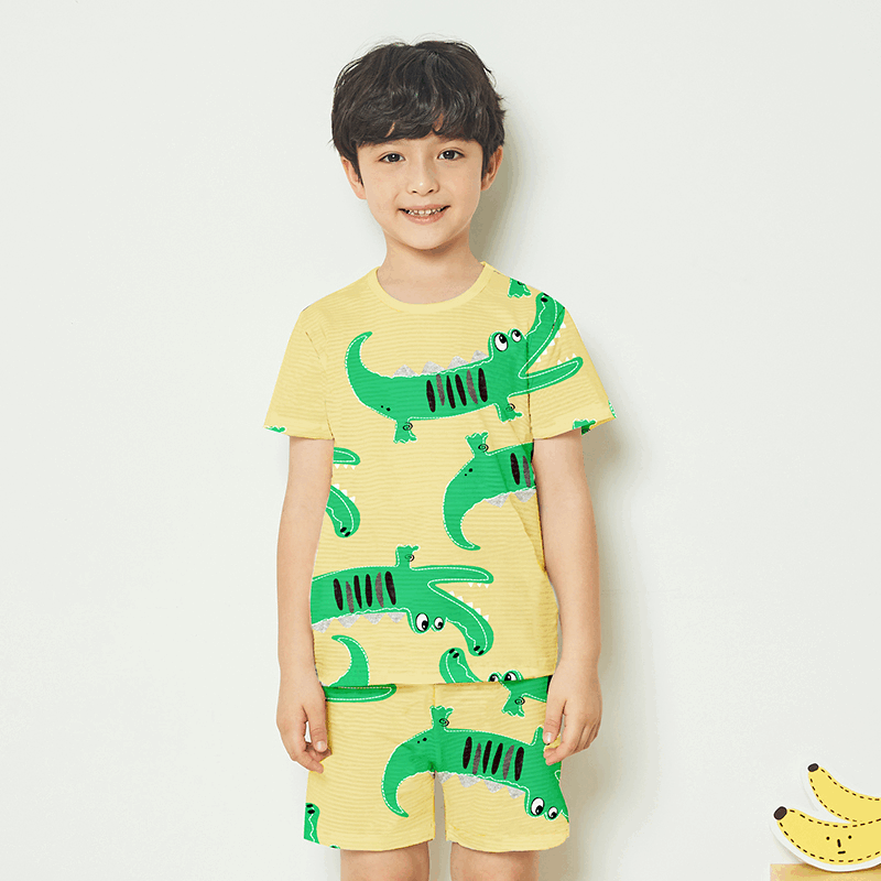 [Lẻ size] Bộ đồ ngắn cotton cho bé trai và bé gái lẻ size U8002