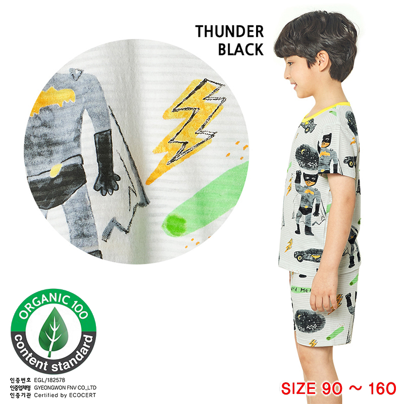 Bộ đồ ngắn cotton giấy bé trai U3012