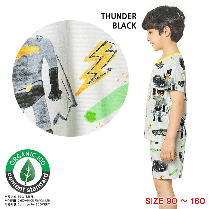[Lẻ size] Bộ đồ ngắn cotton cho bé trai lẻ size U8001