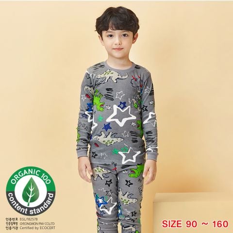 Bộ đồ dài dáng ôm cotton mịn bé trai U1046