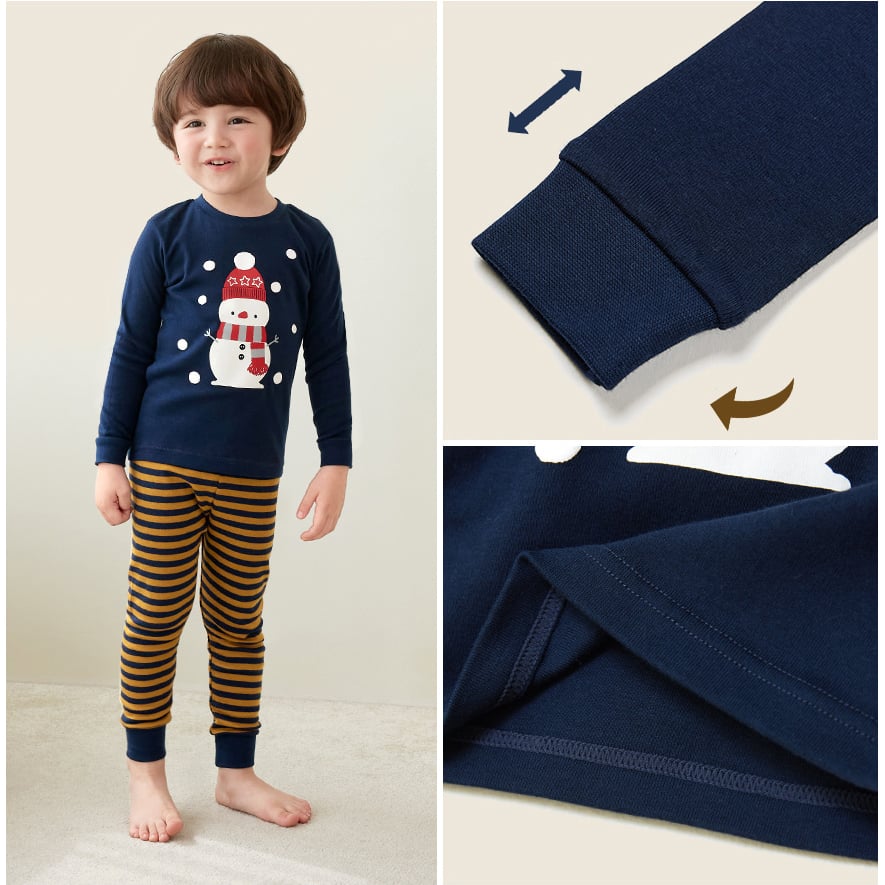 Bộ đồ dài dáng ôm cotton mịn bé trai và bé gái U1214