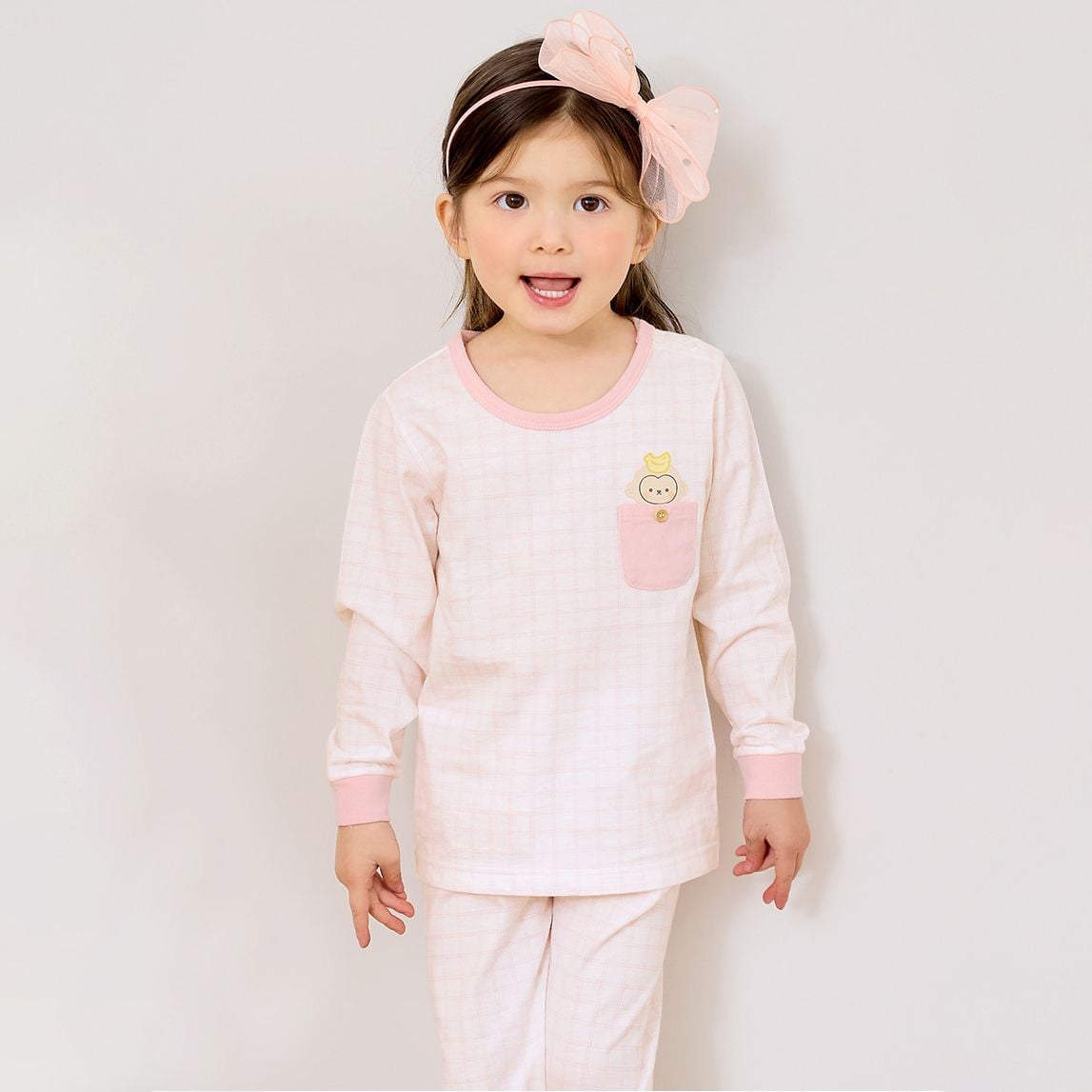 Bộ đồ dài cotton mịn bé gái U1238
