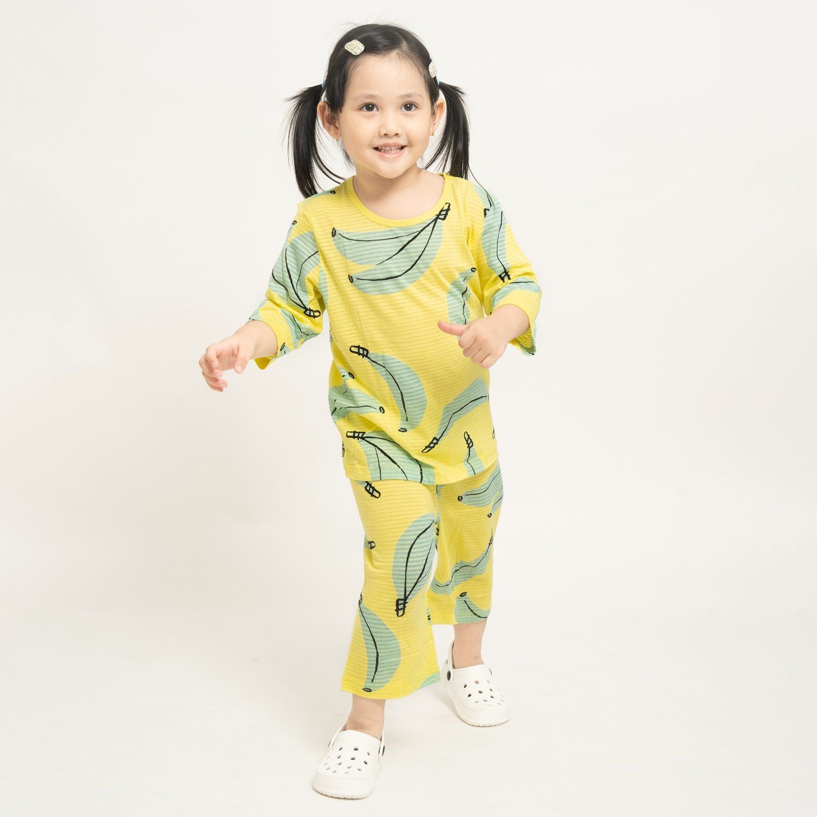 [Lẻ size] Bộ đồ lửng cotton cho bé trai và bé gái lẻ size U8003