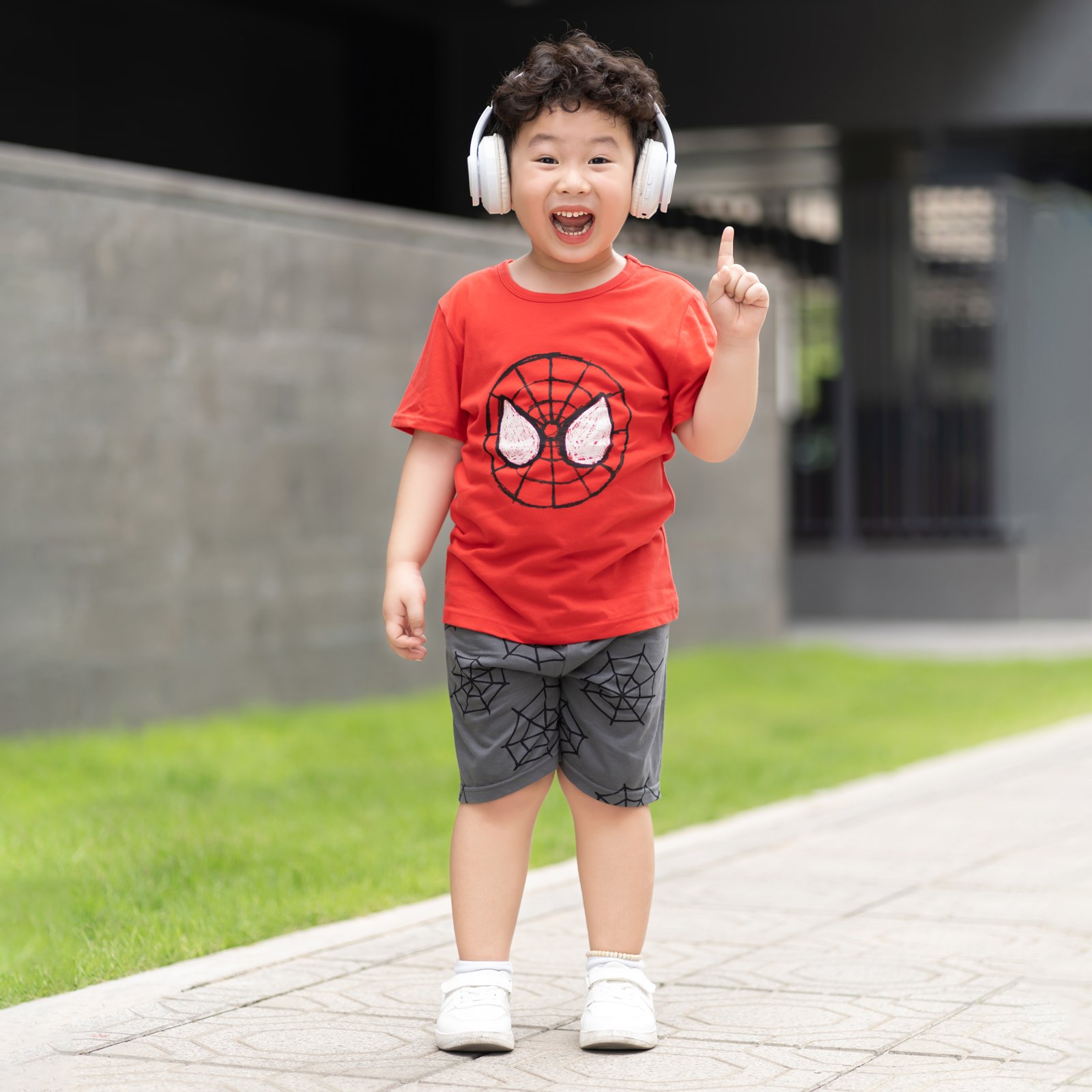 Bộ đồ ngắn cotton mịn bé trai U3022