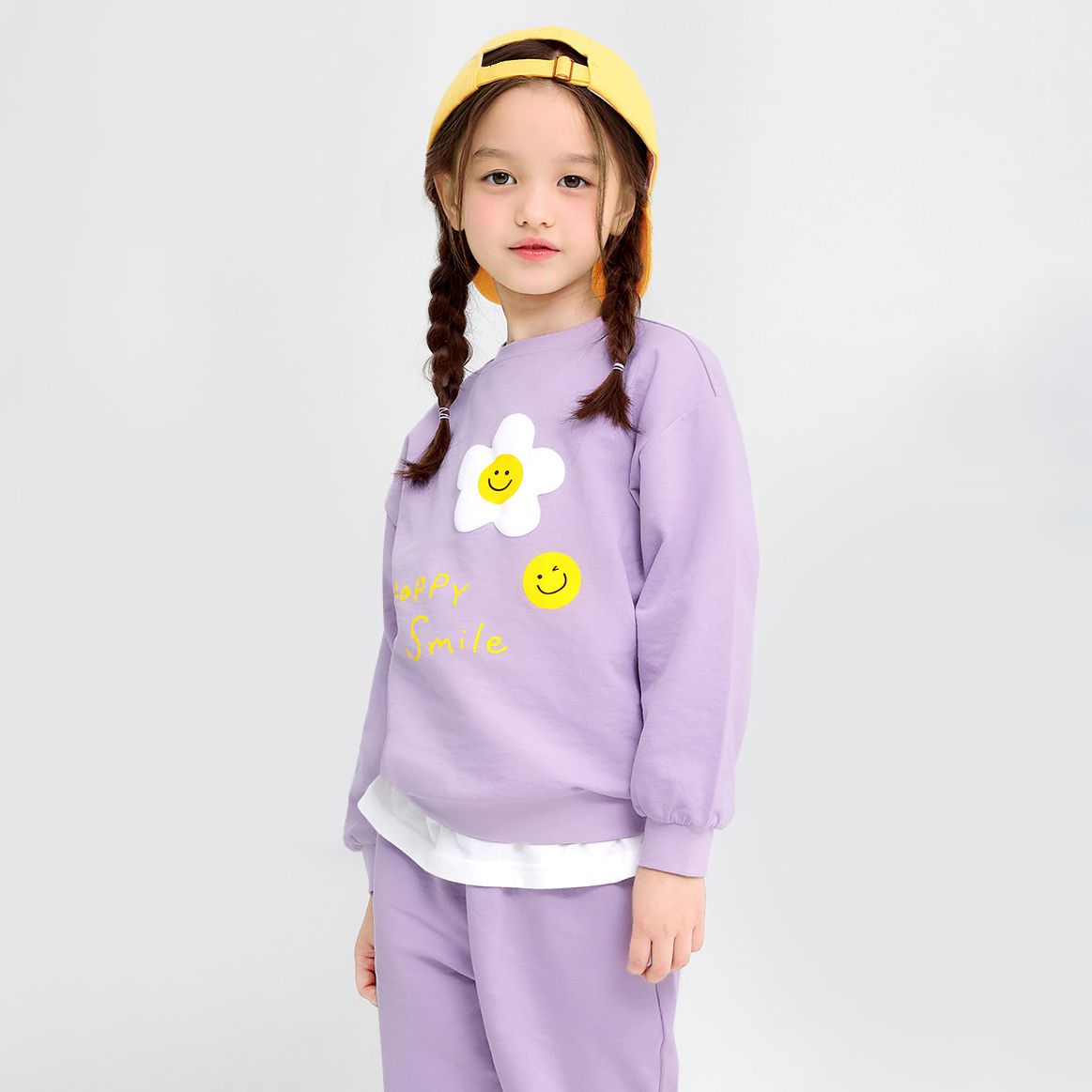 Bộ đồ dài dáng rộng cotton mịn bé gái U1218