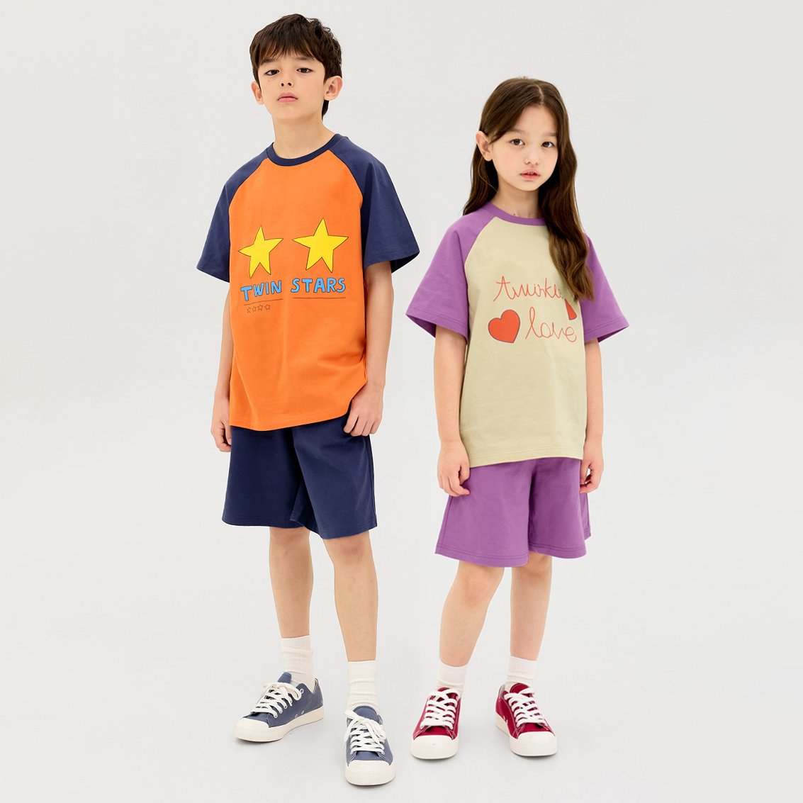 Bộ đồ ngắn cotton mịn bé trai U3190