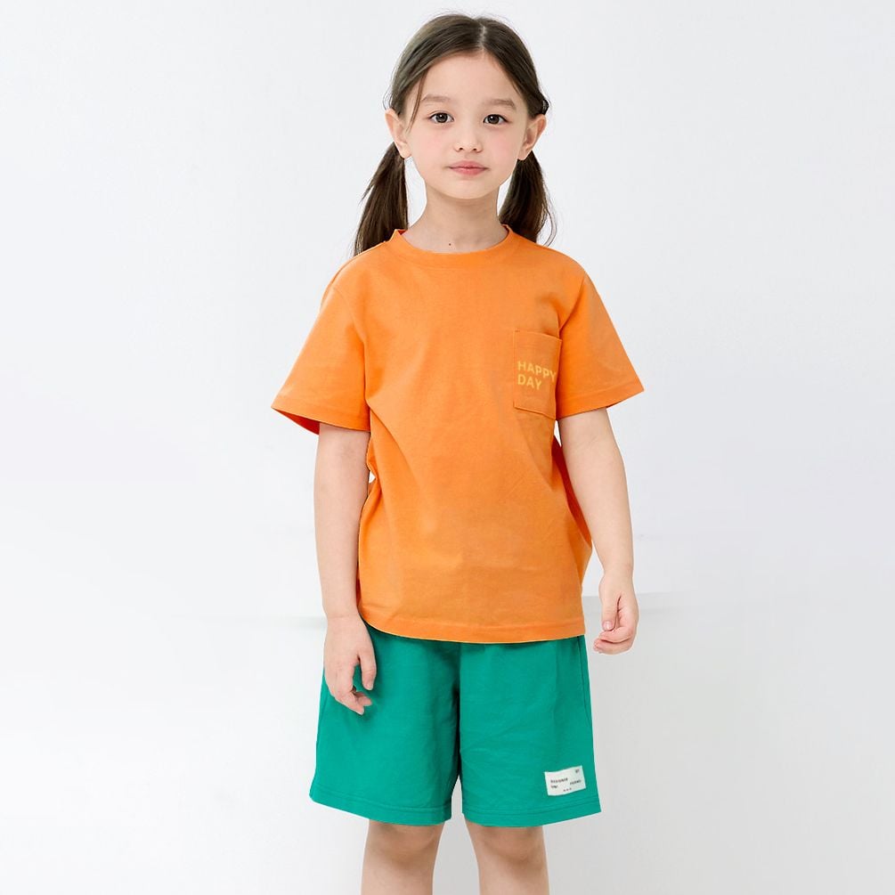 Bộ đồ ngắn cotton mịn bé trai và bé gái U3138