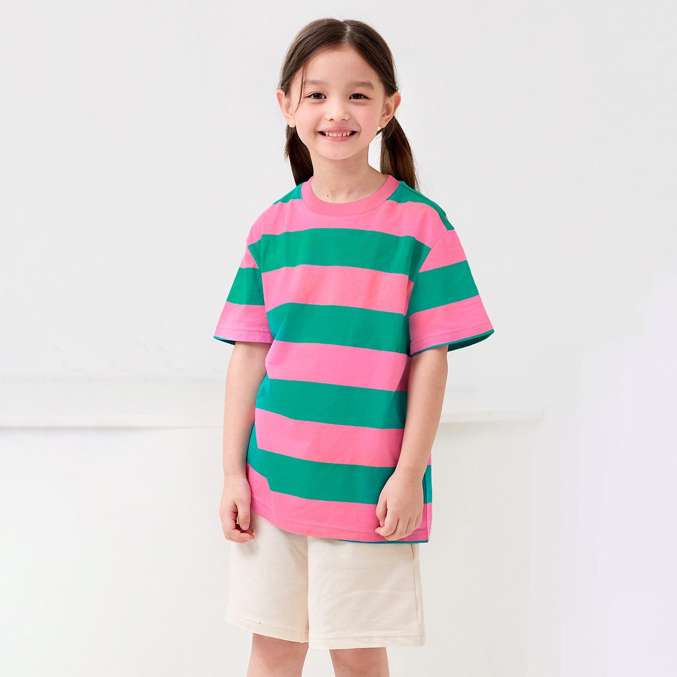 Quần short vải cotton spandex bé trai và bé gái U950C