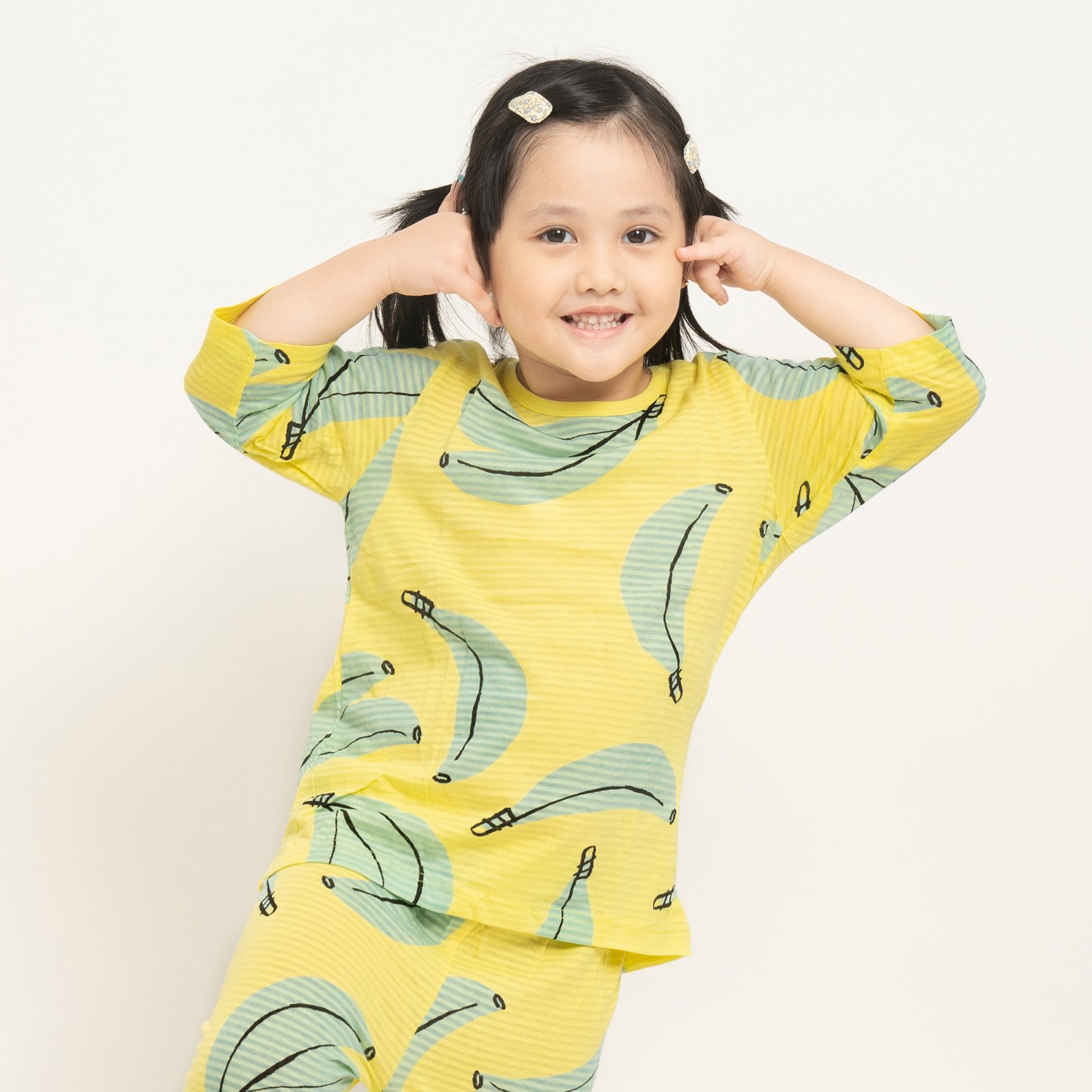 [Lẻ size] Bộ đồ lửng cotton cho bé trai và bé gái lẻ size U8003