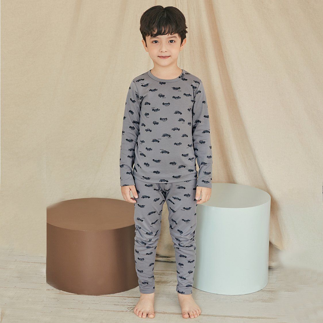 [Lẻ size] Bộ đồ dài tay cotton cho bé trai và bé gái lẻ size U8008