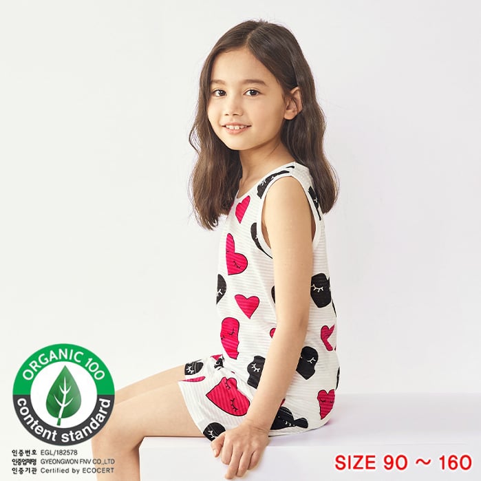 [Lẻ size] Bộ đồ ba lỗ cotton cho bé trai và bé gái lẻ size U8009
