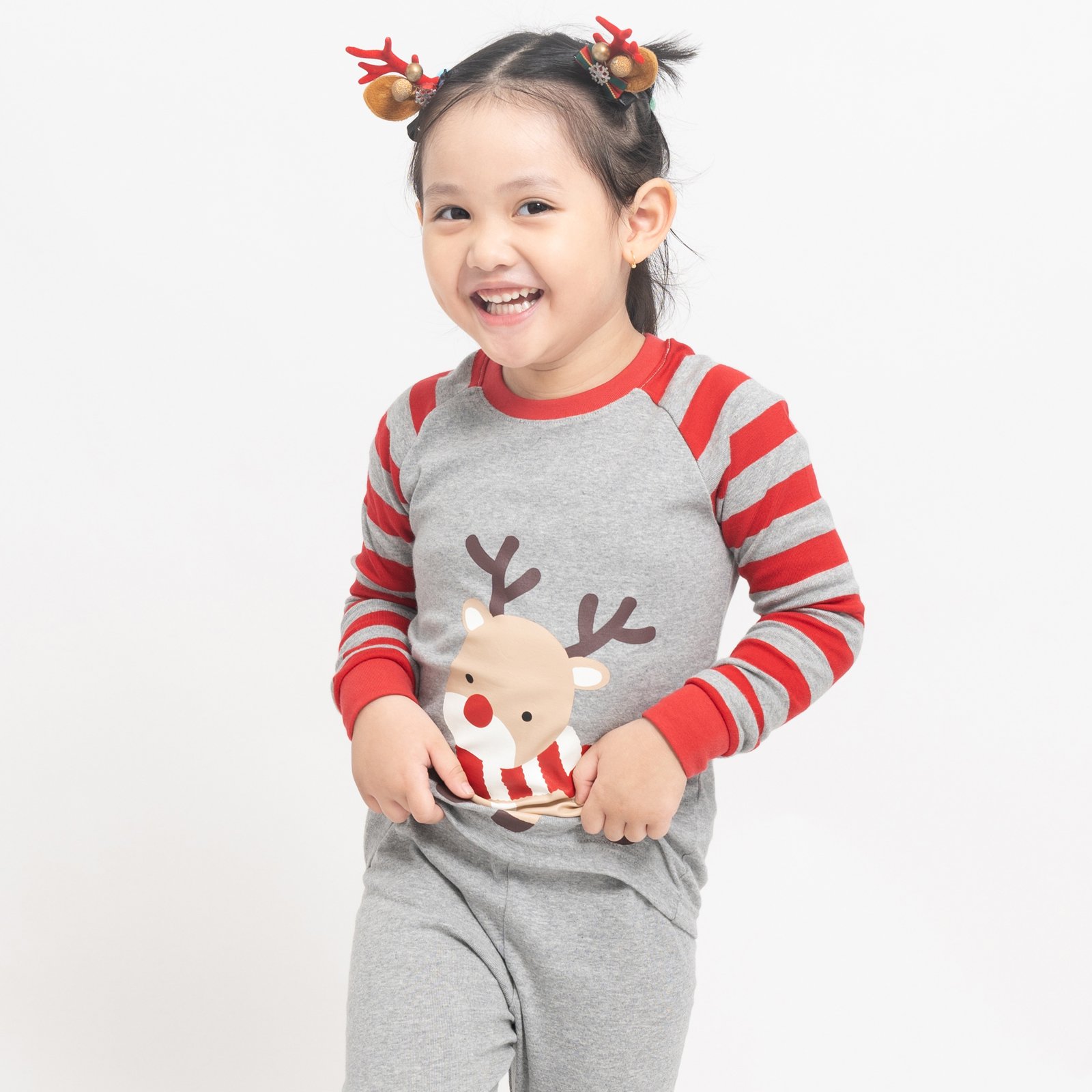 Bộ đồ dài dáng ôm cotton mịn bé trai và bé gái U1208