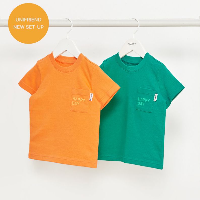 Bộ đồ ngắn cotton mịn bé trai và bé gái U3138