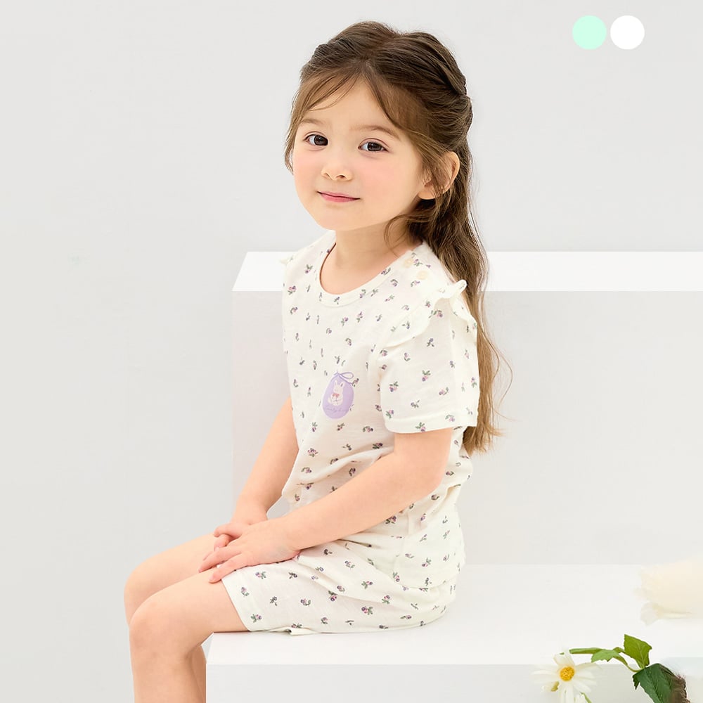 Bộ đồ ngắn cotton mịn bé gái U3208