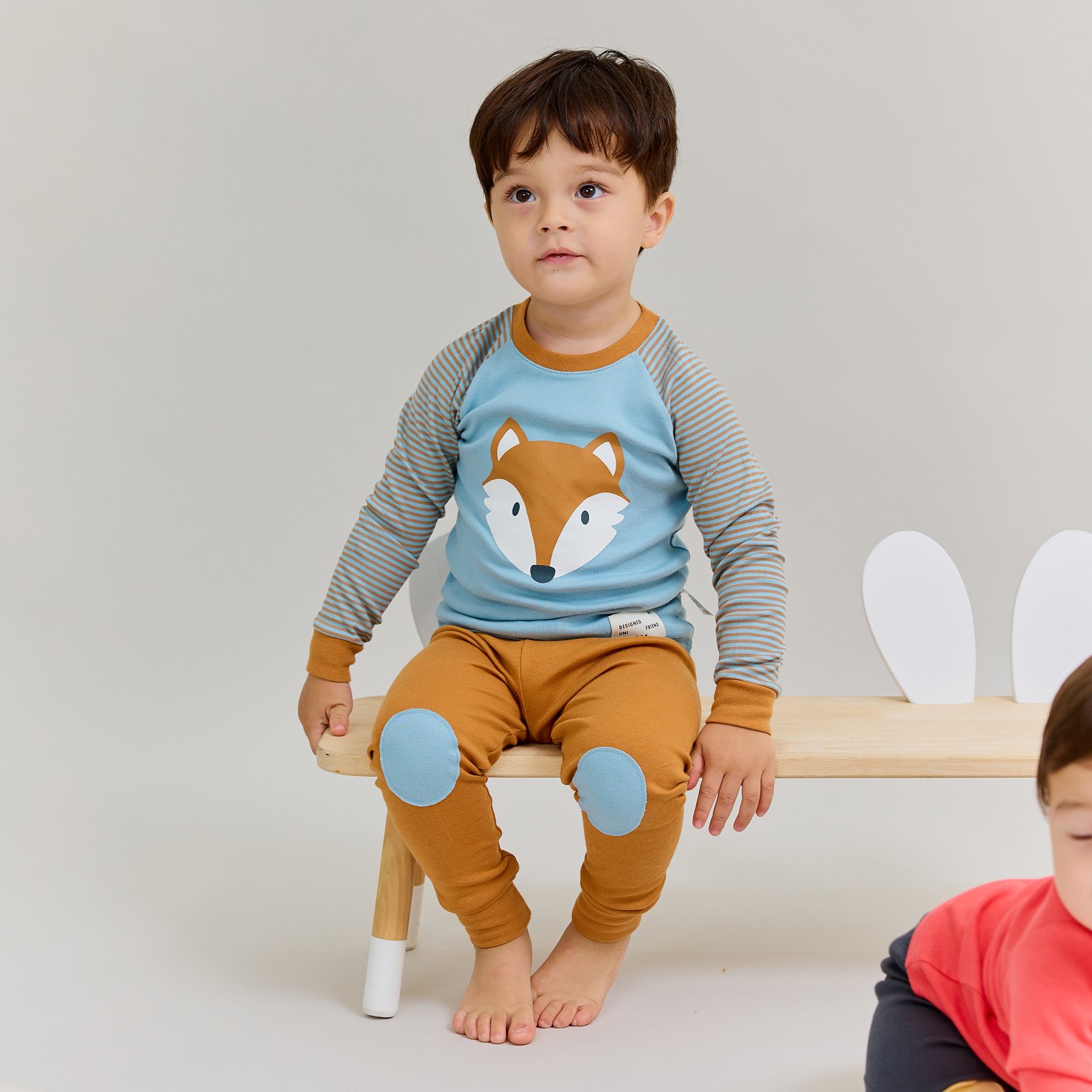 Bộ đồ dài dáng ôm cotton mịn bé gái và bé trai U1148