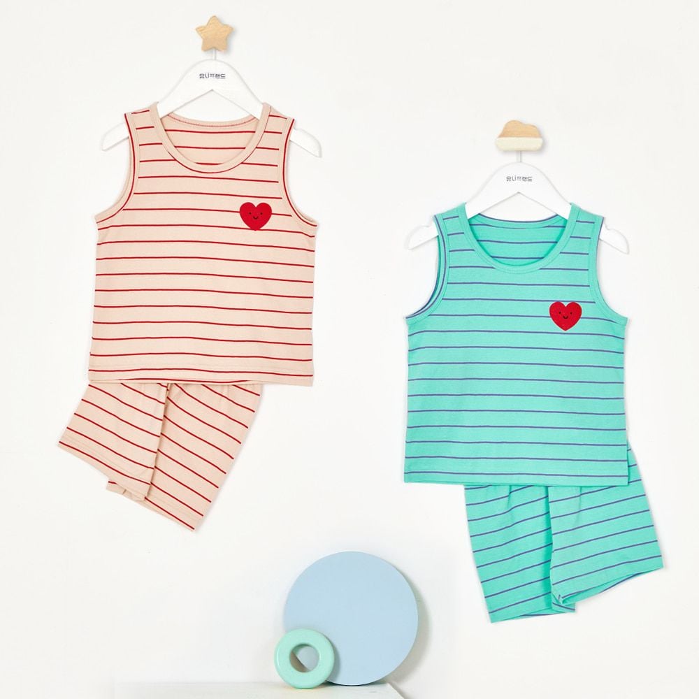 Bộ đồ ba lỗ cotton mịn bé trai và bé gái U4055