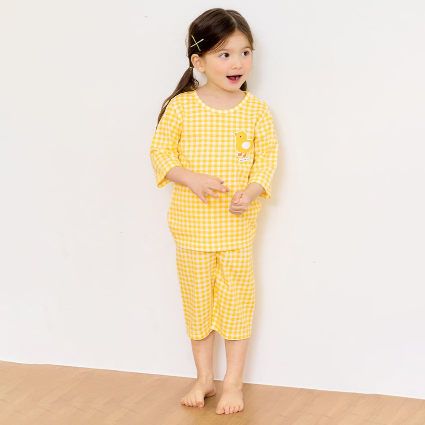 Bộ đồ lửng cotton mịn bé bé gái U2135