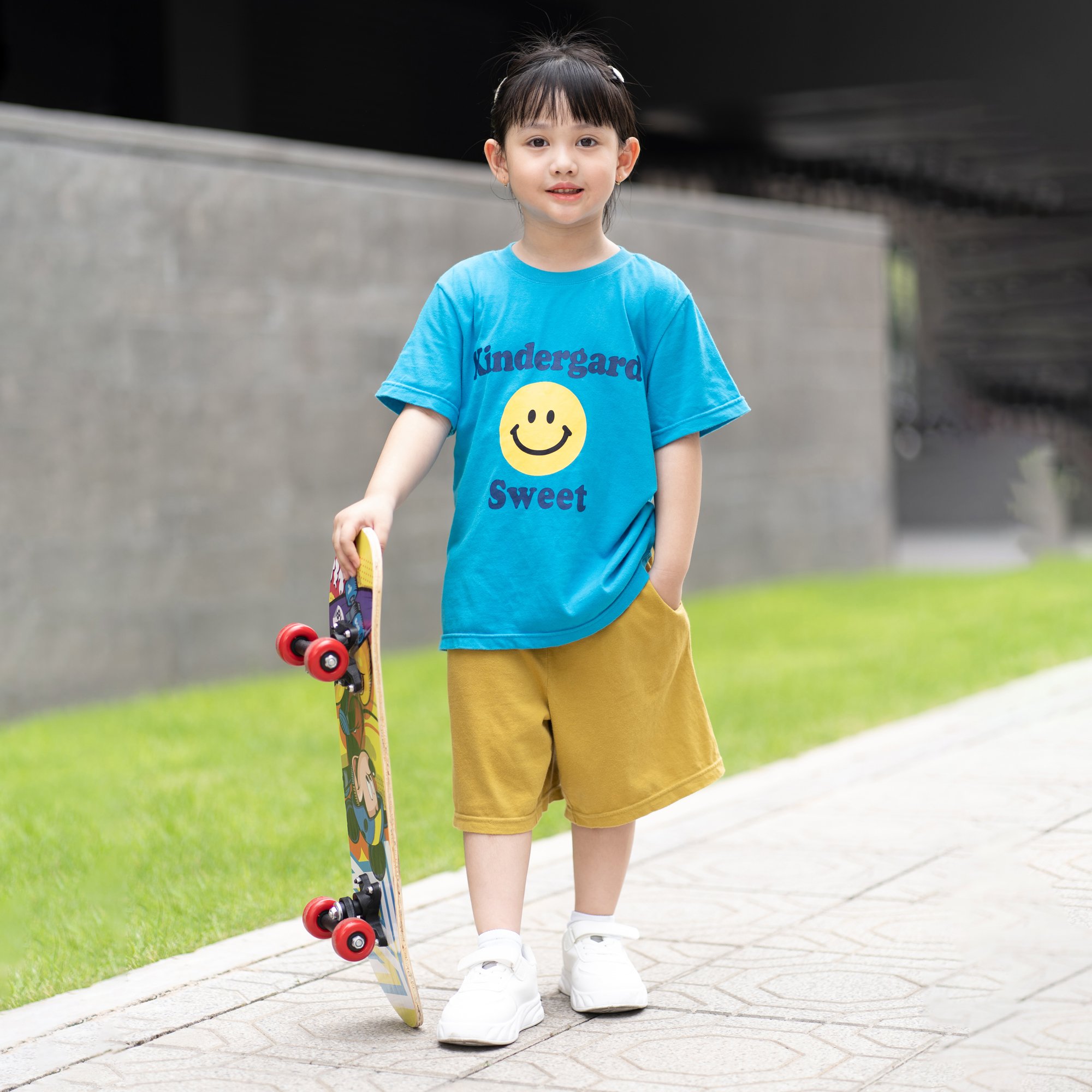 Bộ đồ ngắn cotton mịn bé trai và bé gái U3135