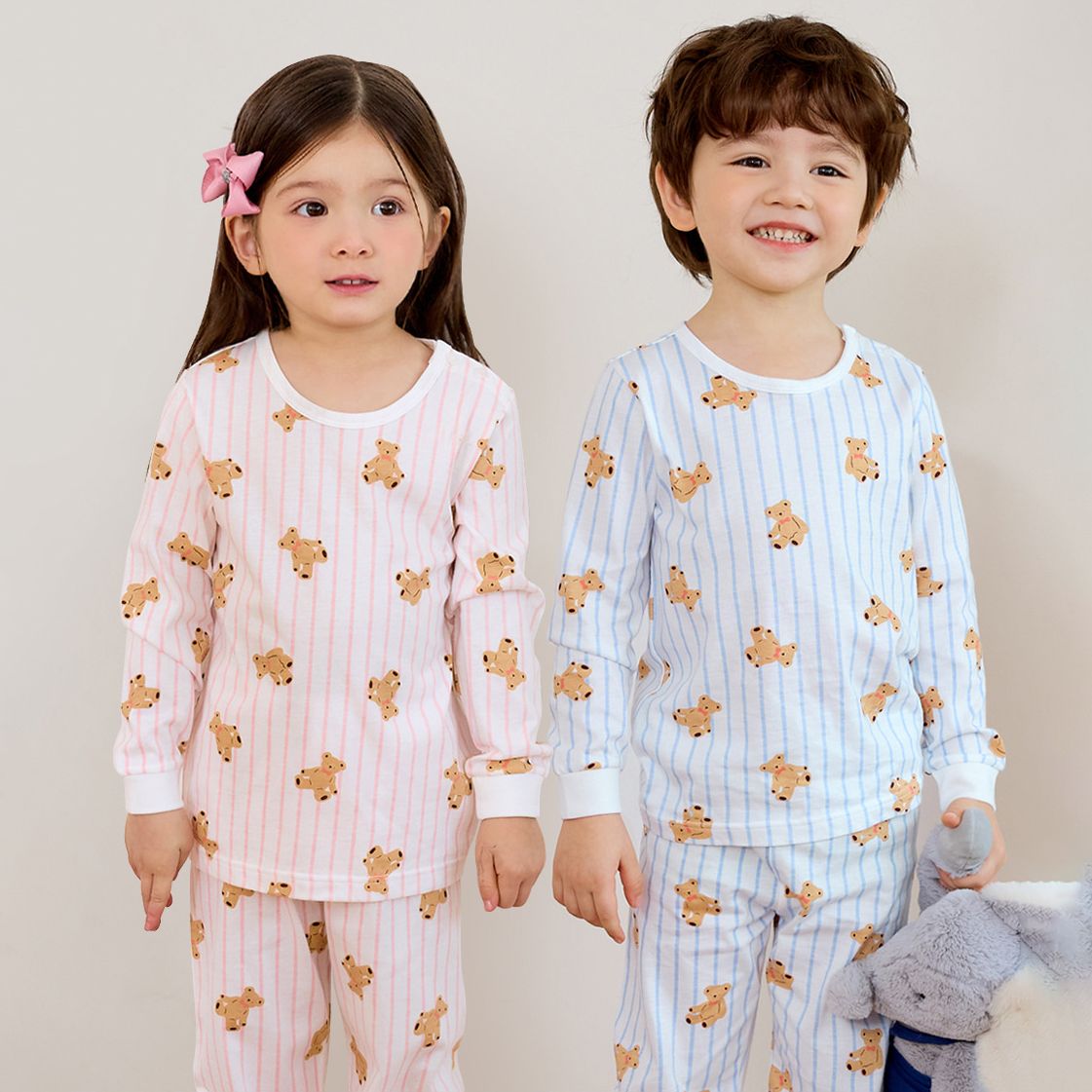 Bộ đồ dài cotton mịn bé gái U1240