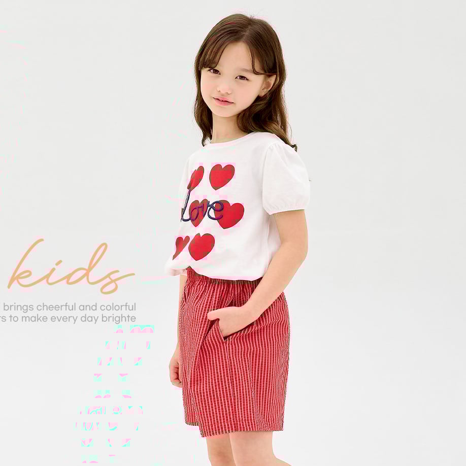 Bộ đồ ngắn cotton mịn bé gái U3215