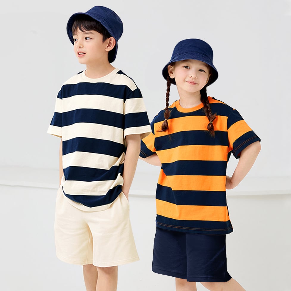 Bộ đồ ngắn cotton mịn bé trai và bé gái U3160