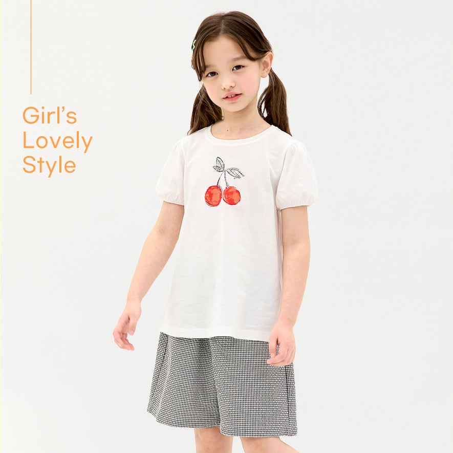 Bộ đồ ngắn cotton mịn bé gái U3217