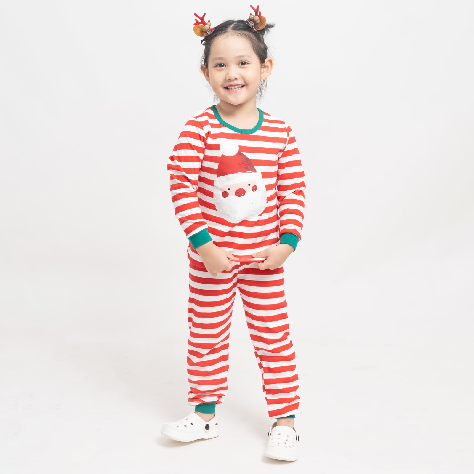 Bộ đồ dài dáng rộng cotton mịn bé trai và bé gái U1097