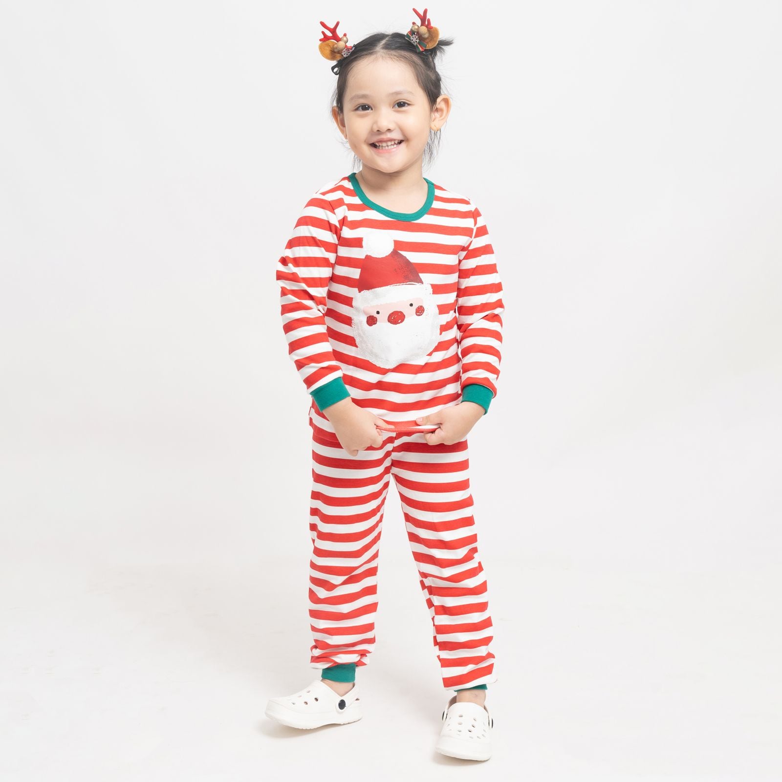 Bộ đồ dài dáng rộng cotton mịn bé trai và bé gái U1097