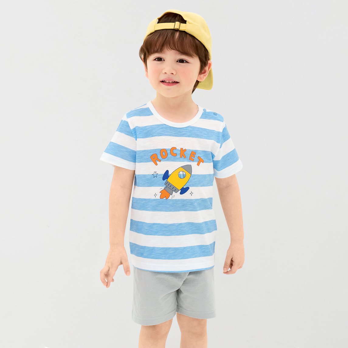 Bộ đồ ngắn cotton mịn bé trai U3198