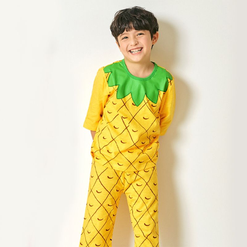 [Lẻ size] Bộ đồ lửng cotton cho bé trai và bé gái lẻ size U8003