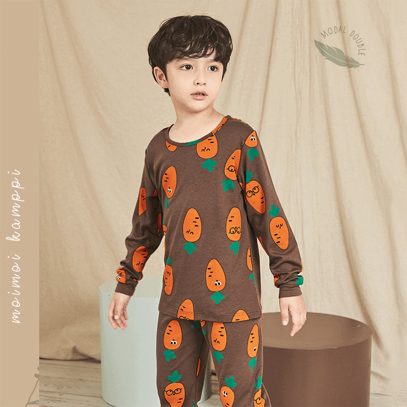 [Lẻ size] Bộ đồ dài tay cotton cho bé trai và bé gái lẻ size U8008
