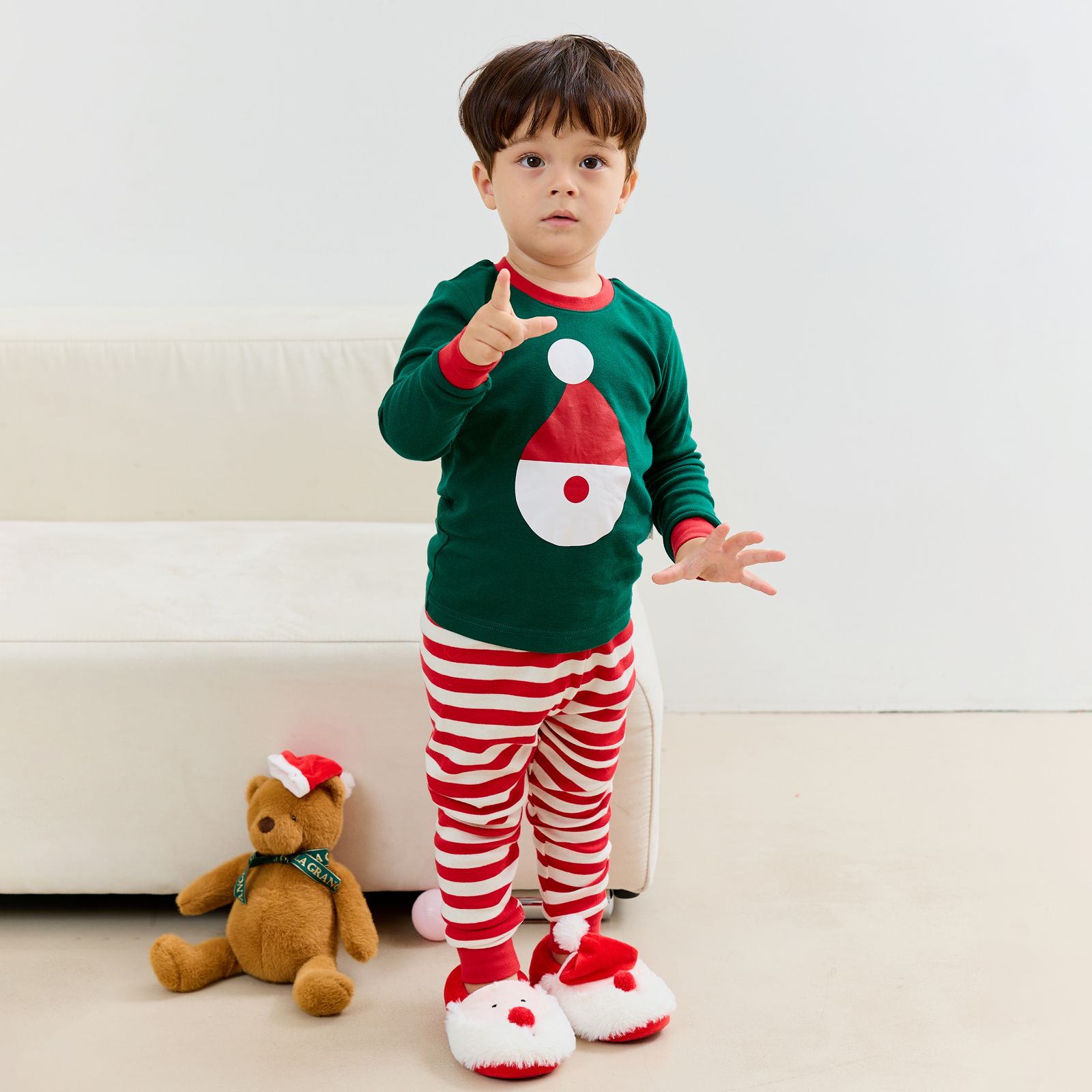 Bộ đồ dài dáng ôm cotton mịn bé trai và bé gái U1158