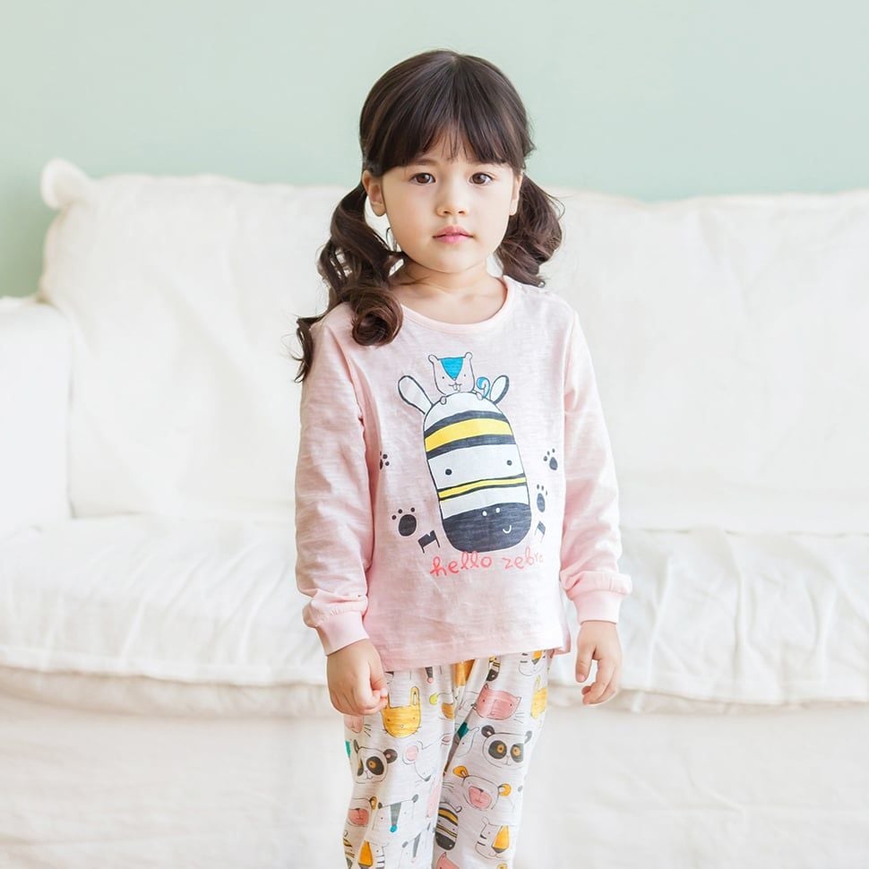 Bộ đồ dài cotton mịn bé gái U1059