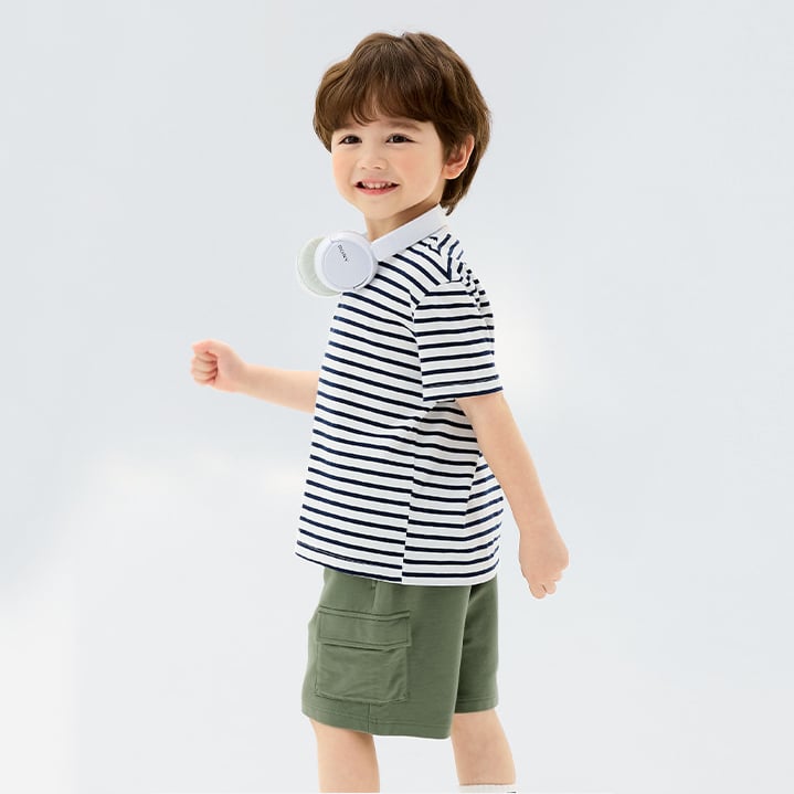 Quần short vải cotton spandex bé trai và bé gái U950B