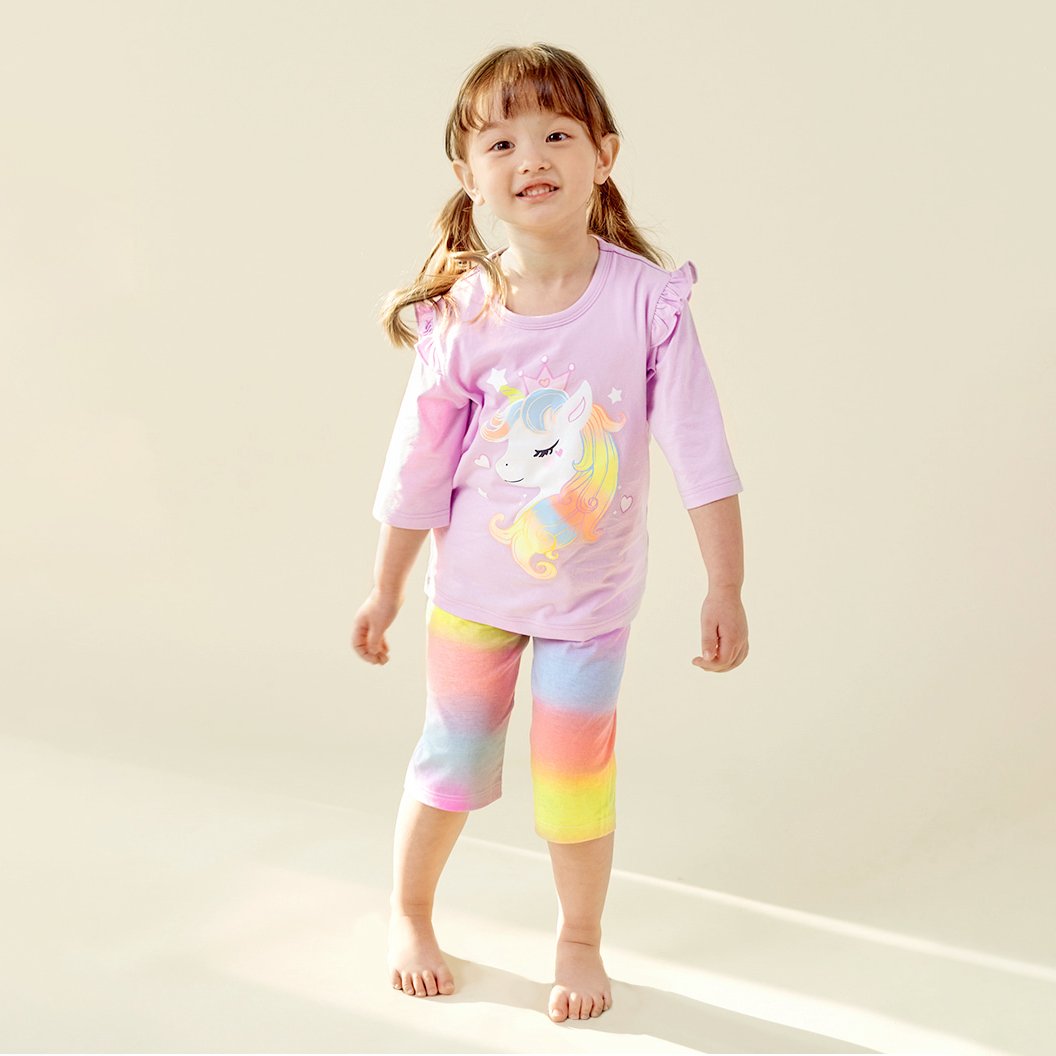 [Lẻ size] Bộ đồ lửng cotton cho bé trai và bé gái lẻ size U8003