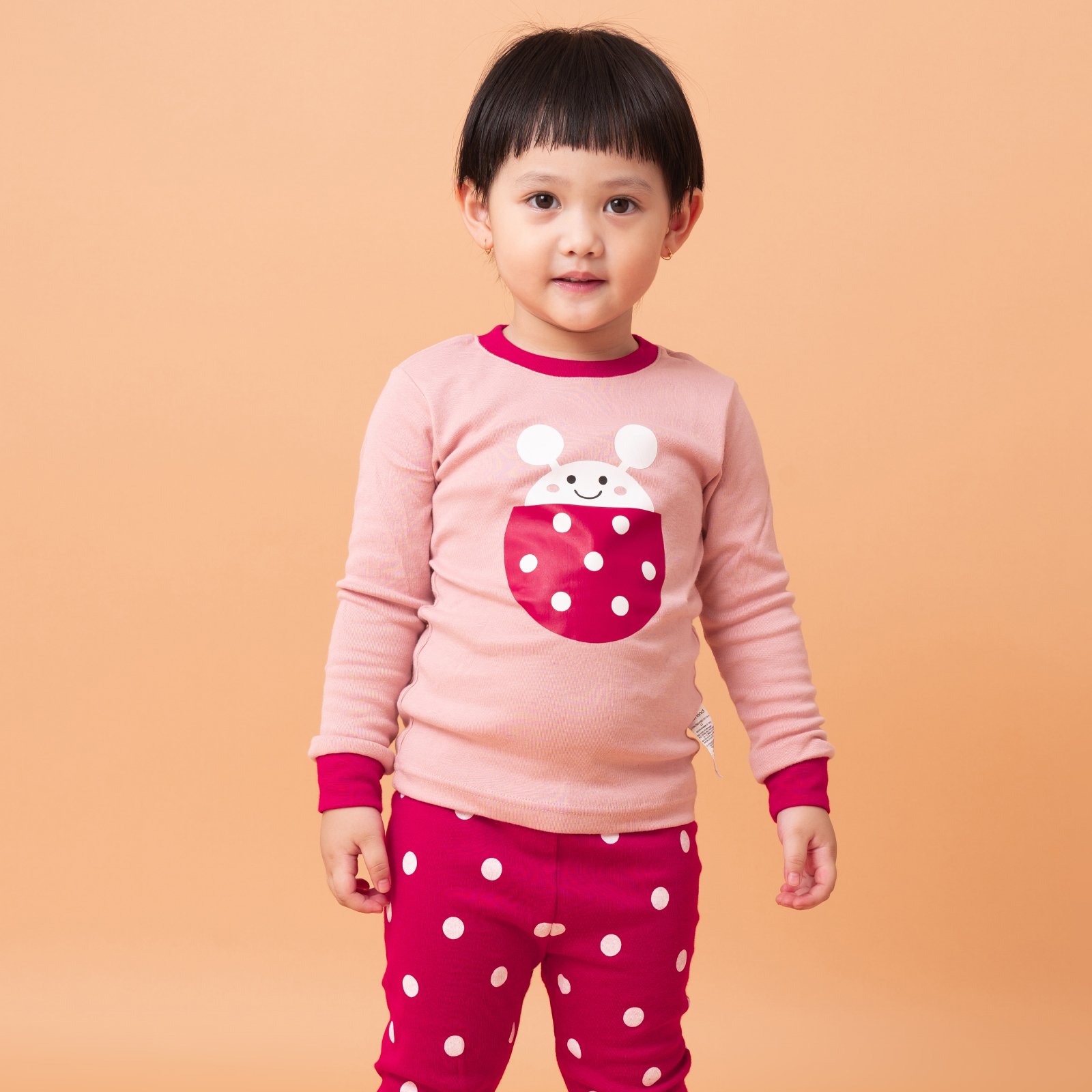 [Lẻ size] Bộ đồ dài tay cotton cho bé trai và bé gái lẻ size U8008