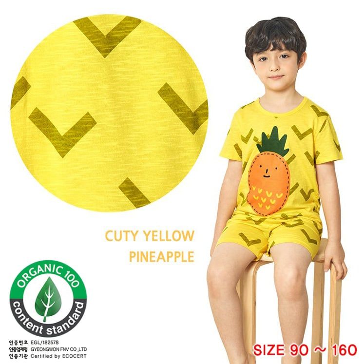 Bộ đồ ngắn cotton mịn bé trai U3031