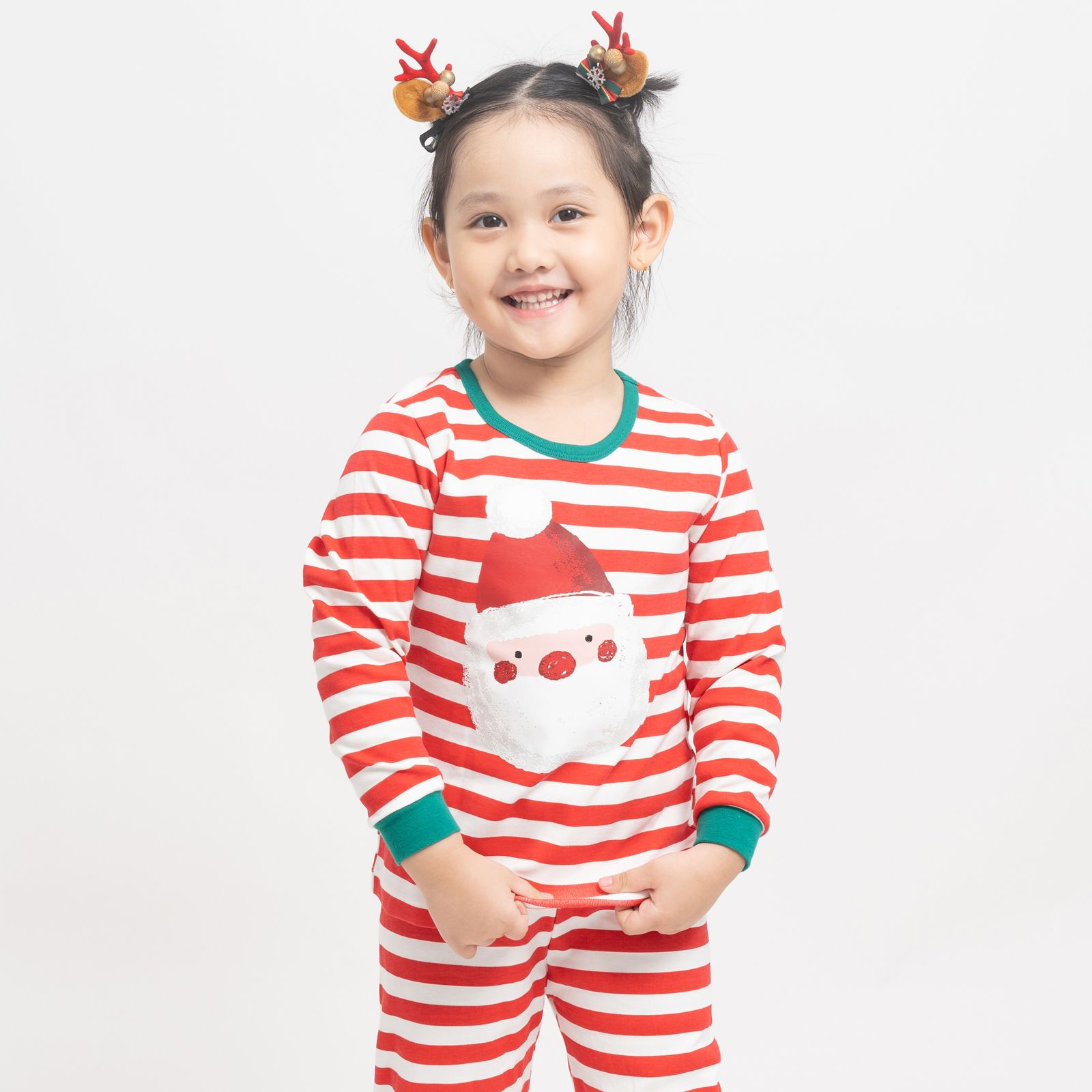 Bộ đồ dài dáng rộng cotton mịn bé trai và bé gái U1097