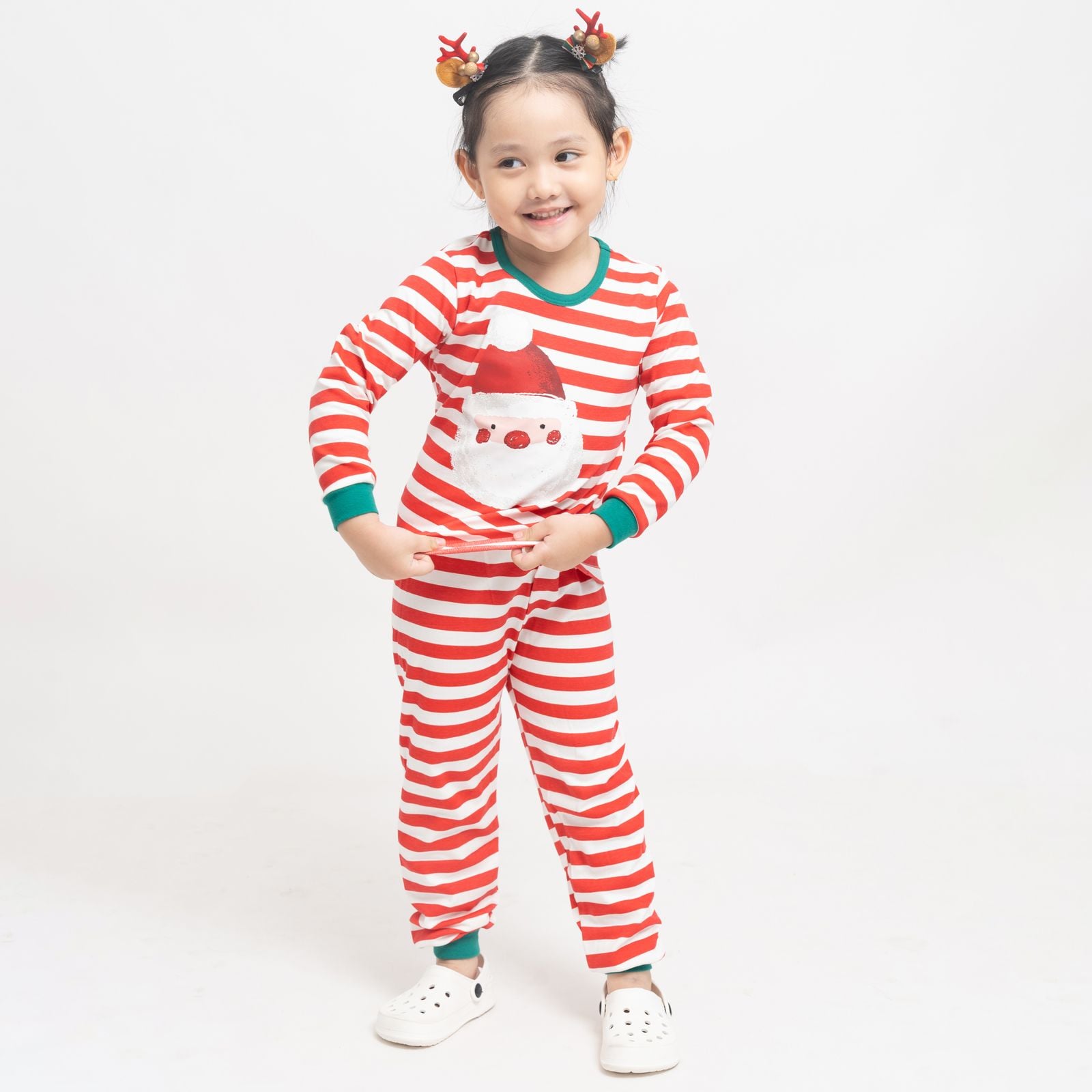 Bộ đồ dài dáng rộng cotton mịn bé trai và bé gái U1097