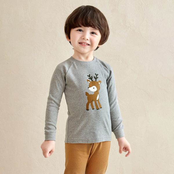 Bộ đồ dài dáng ôm cotton mịn bé gái và bé trai U1206