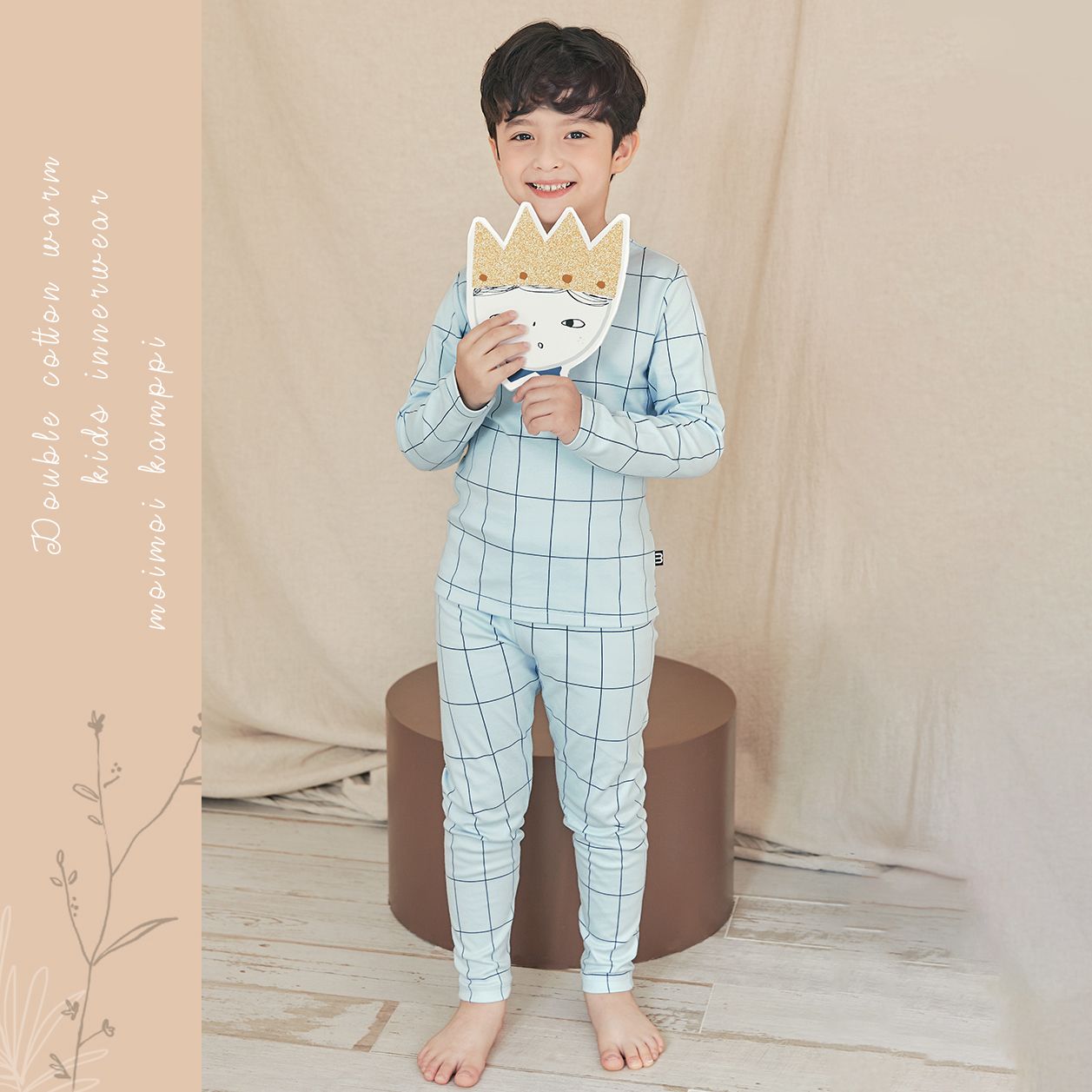 [Lẻ size] Bộ đồ dài tay cotton cho bé trai và bé gái lẻ size U8008